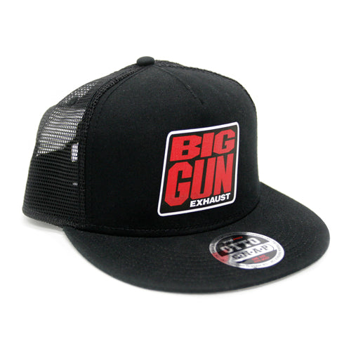 Big Gun Exhaust Gear - Mesh back Snapback Logo Hat - Black