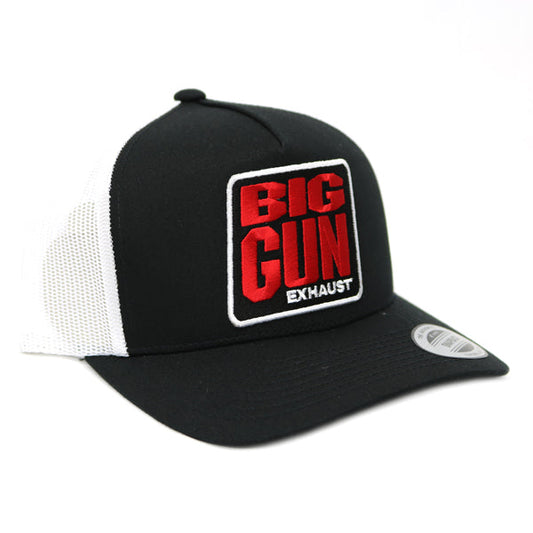 Big Gun Exhaust Gear - Black / White Snapback Logo Hat