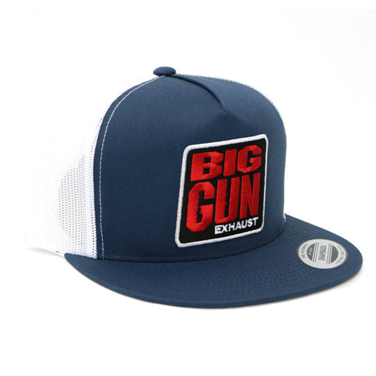 Big Gun Exhaust Gear - Blue / White Snapback Logo Hat