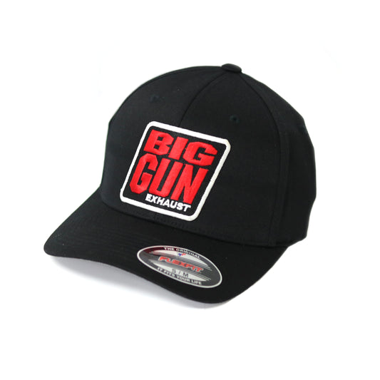 Big Gun Exhaust Gear - Black Flex Fit Logo Hat