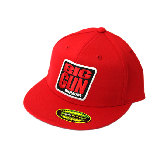Big Gun Exhaust Gear - Red Flex Fit Logo Hat