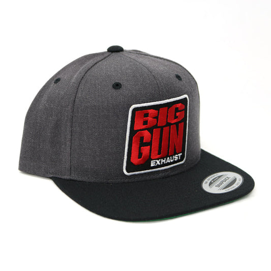 Big Gun Exhaust Gear - Charcoal Snapback Logo Hat