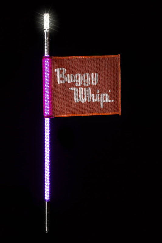 Buggy Whip® Pink LED Whips with Lighted Top Option