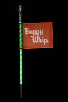 Buggy Whip® Green LED Whips with Lighted Top Option