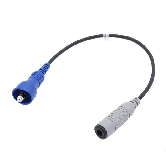 Rugged Radios Male OFFROAD Straight Cable to Female STX STEREO or TRAX Stereo Intercom Adapter